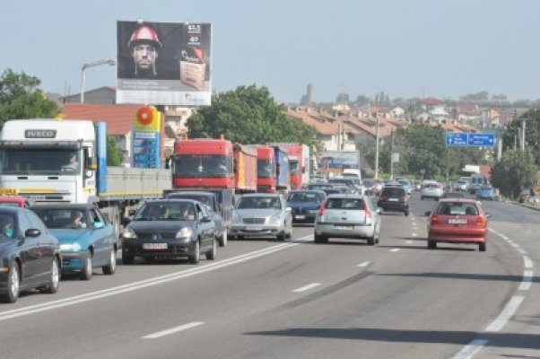 Biciclist accidentat pe DN 39